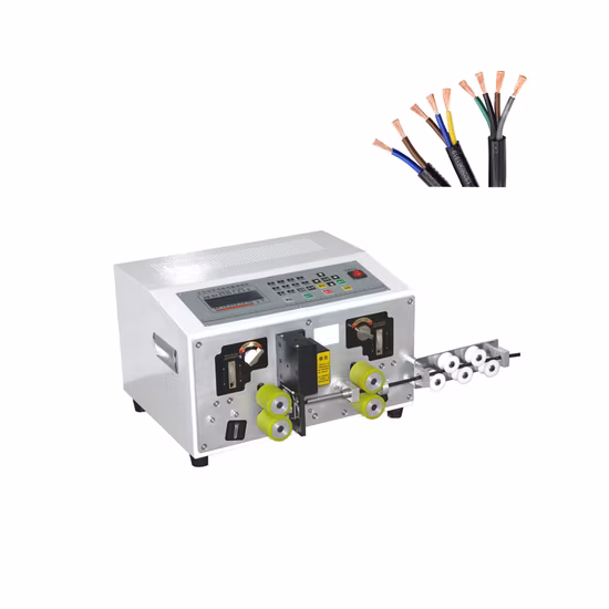 Automatic Multi-Core Wire Cutting Stripping Machine for Outer Sheathed and Inner Core Wire Jacket Cable Strip Equipment