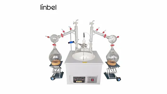5L 10L 20L Lab Chemical Vacuum Short Path Evaporator Price Wiped Film Distillation Equipment Turn Key System Short Path Distillation Kit
